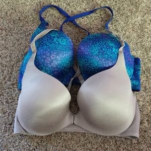 Victoria Secret 36D bra lot cross back front close